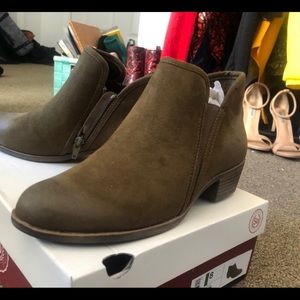 Dark Green ankle boots